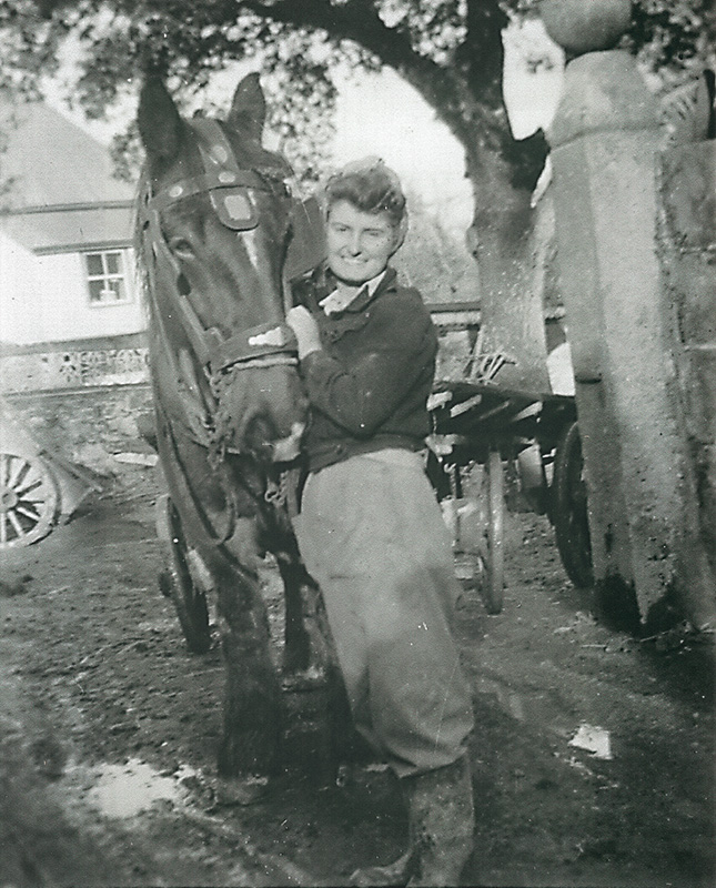 Land Girl - Colour Photo