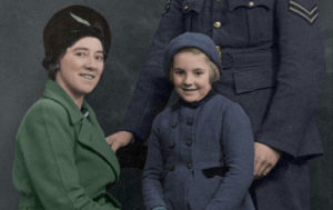 Family Portrait Coloured and Restored