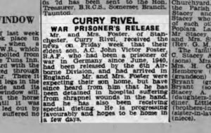 Curry Rivel Prisoner of War - JV FOSTER