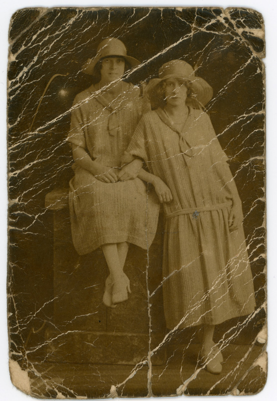 Creased Photograph before Restoration